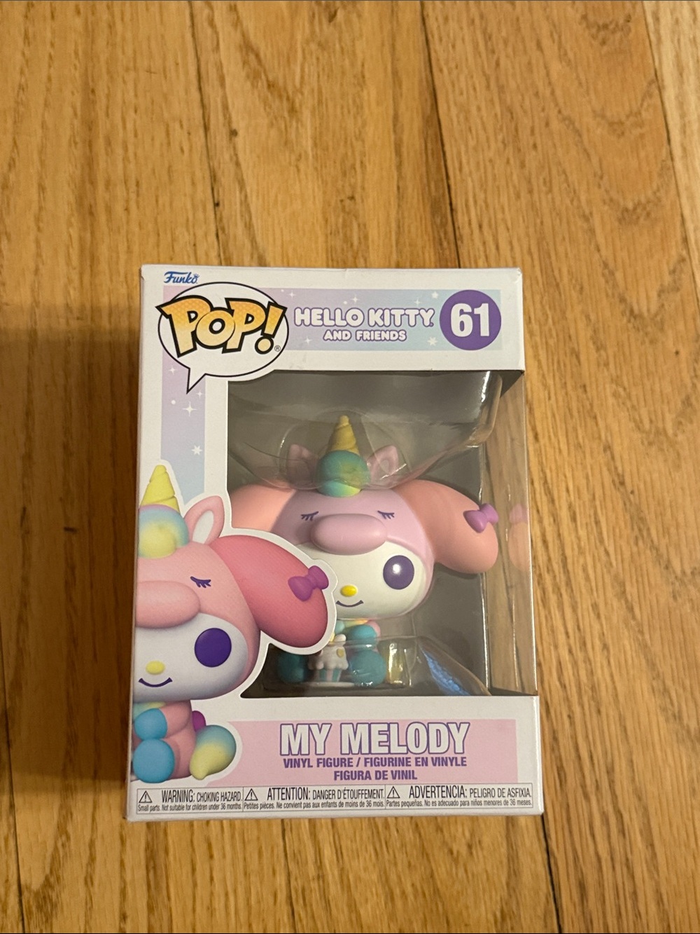 Funko My Melody Unicorn Pop! Vinyl Figure - Pink, Purple, Yellow, Blue